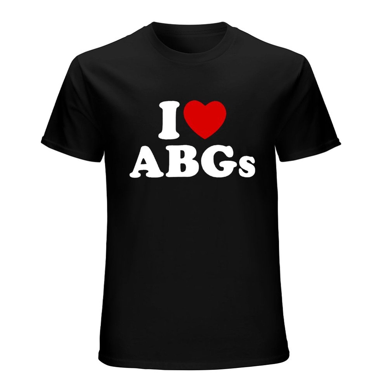 Inkmay Casual  Cotton T-shirt I Love Abcs With Heart Unisex T-shirtEverydayFit Series T-Shirt