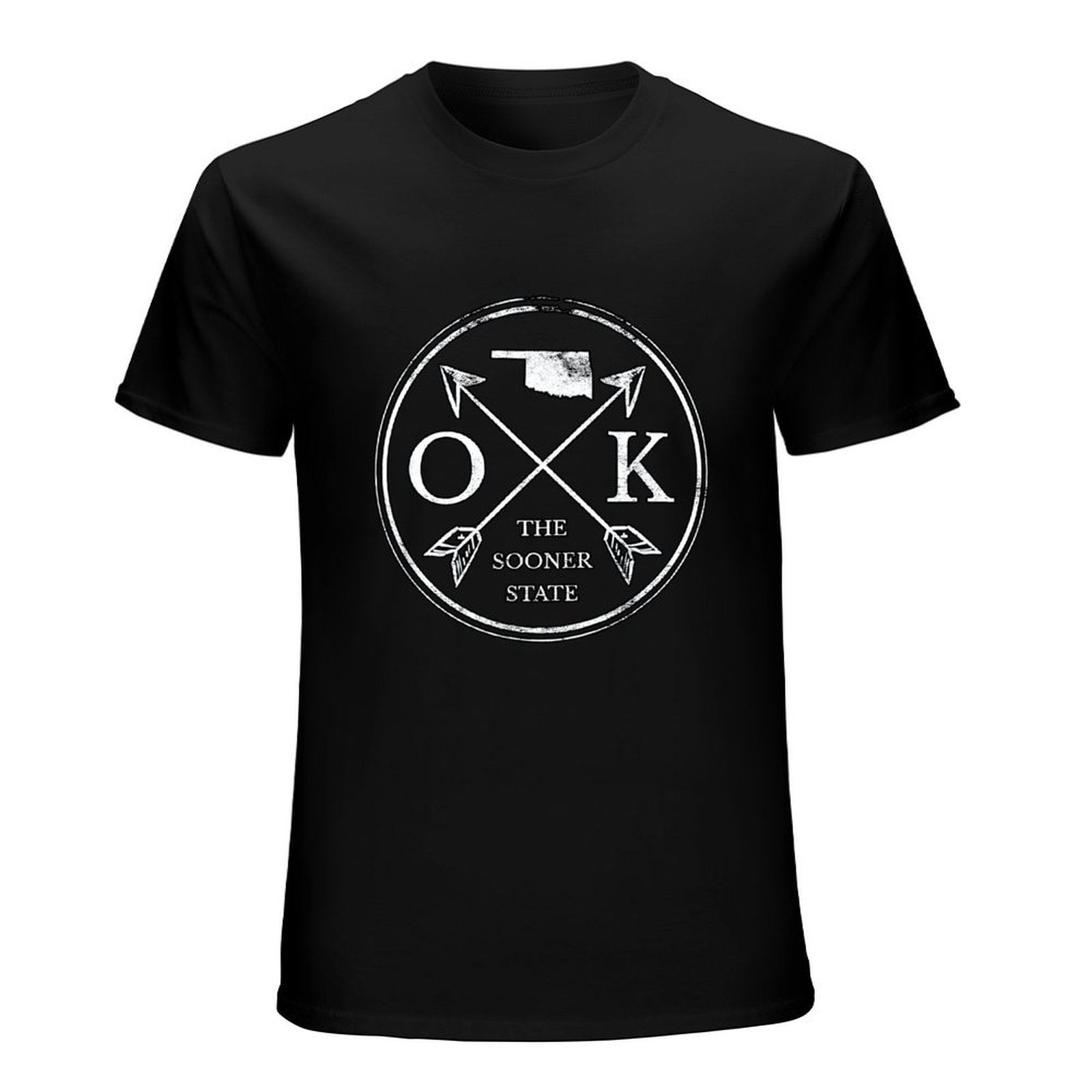 Inkmay Casual  Cotton T-shirt Oklahoma Tribal Design With Arrows And Unisex T-shirtSleek Premium T-Shirt
