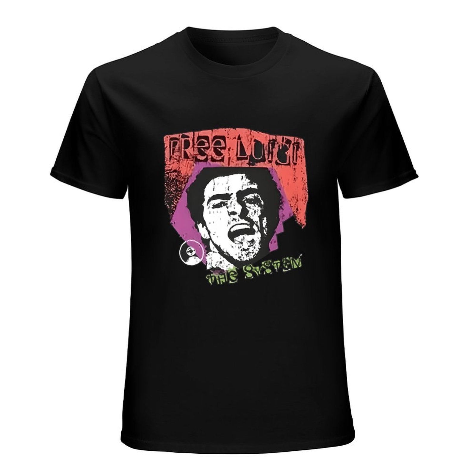 Inkmay Casual  Cotton T-shirt Free Luci The System Artwork Unisex T-shirtSoft Colorfast T-Shirt