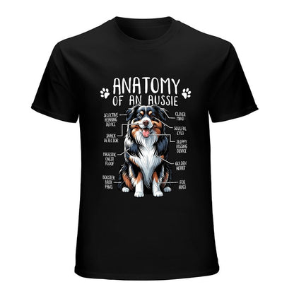 Inkmay Casual  Cotton T-shirt Dog With Colorful Fur Pattern Unisex T-shirtEdition SimpleFit T-Shirt