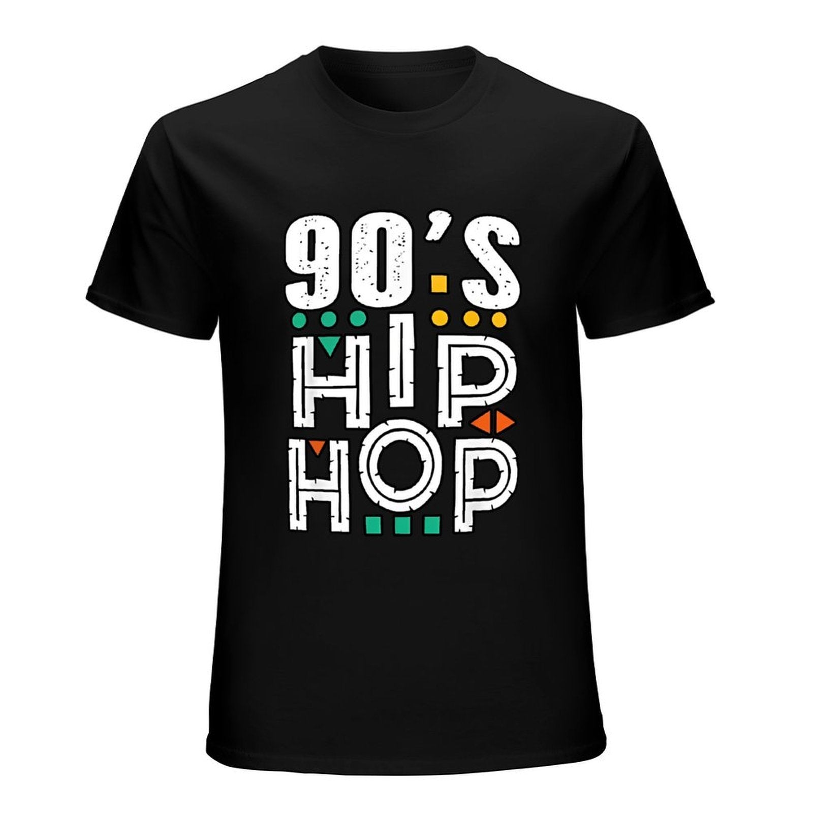 Inkmay Casual  Cotton T-shirt Nineties Hip Hop Pattern Print Design Unisex T-shirtHeavyweight Simple T-Shirt