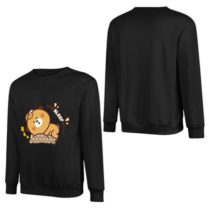 Front Patterned Long Sleeve TopPremium Finish Fade-Resistant