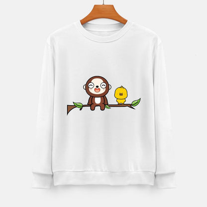 Front Patterned Long Sleeve TopOutdoor Original