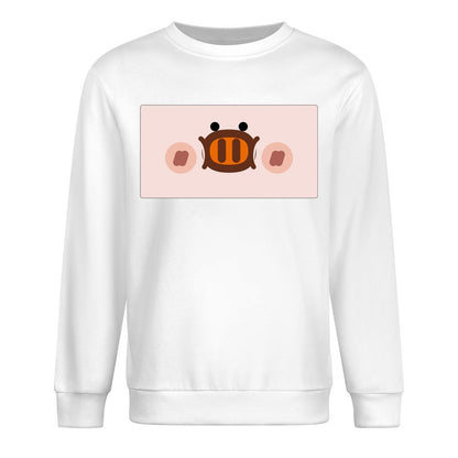 Front Patterned Long Sleeve TopShrink-Resistant Fresh