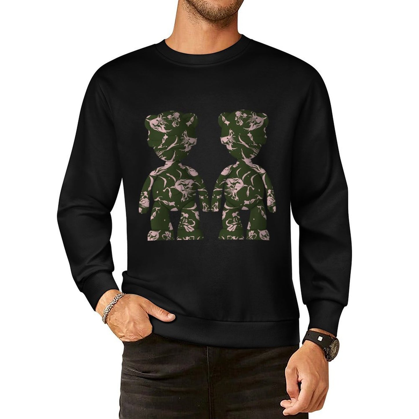 IPIB 250g Crew Neck Long Sleeve Sweatshirt Front GraphicCrew Neck Long Sleeve Sweatshirt6000083-5