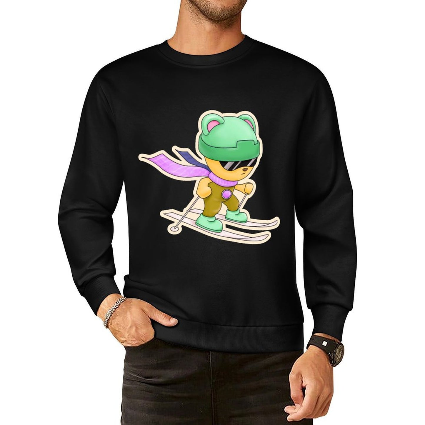 IPIB 250g Crew Neck Long Sleeve Sweatshirt Front GraphicCrew Neck Long Sleeve Sweatshirt6000049.png-4