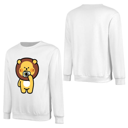 Front Patterned Long Sleeve TopCleanCut Unisex