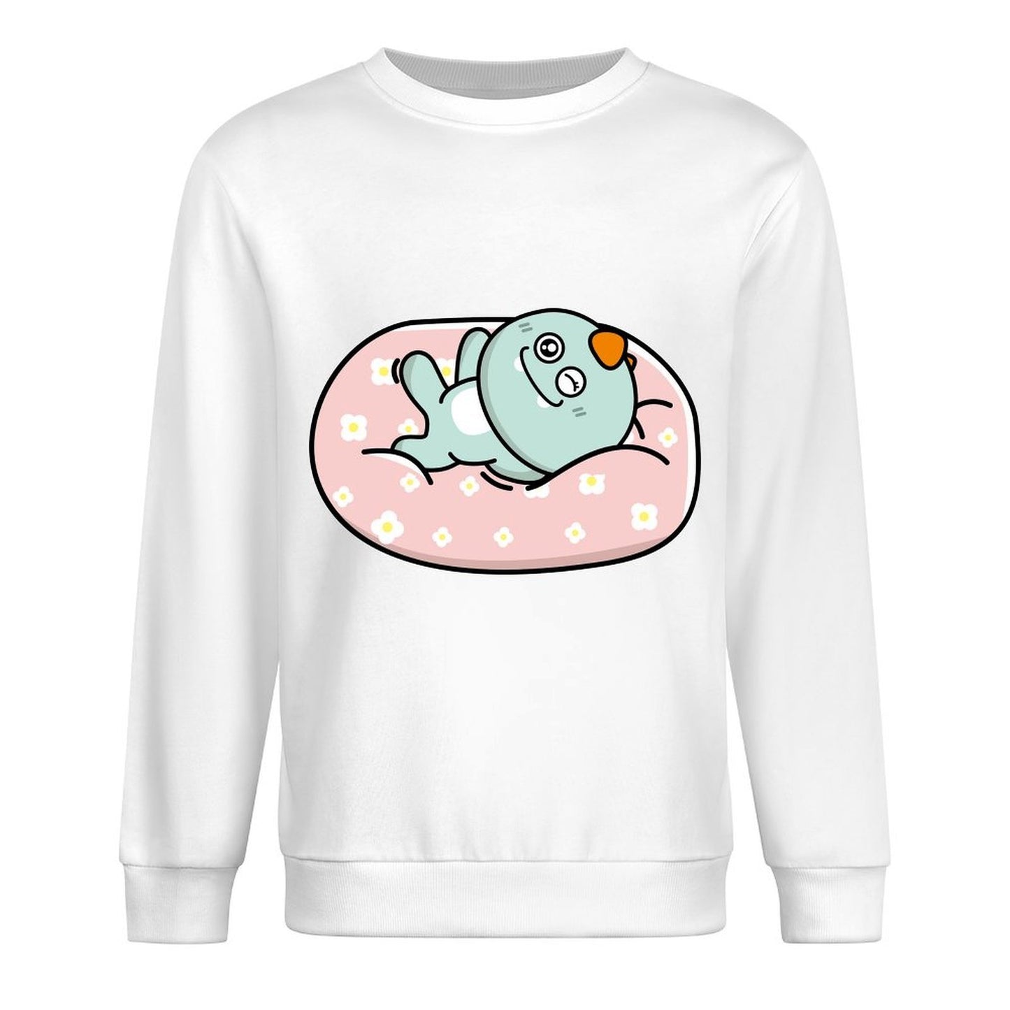 Front Patterned Long Sleeve TopSleek Made-to-Order