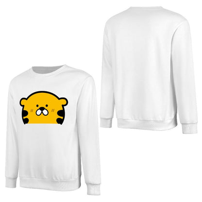 Front Patterned Long Sleeve TopEssential YearRound