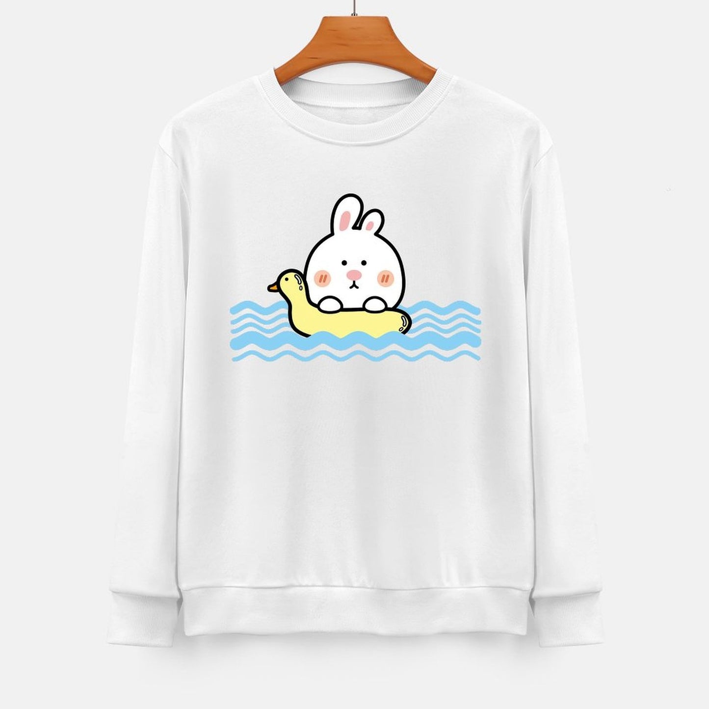 Front Patterned Long Sleeve TopClassicLine Bold