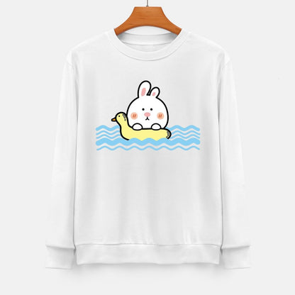 Front Patterned Long Sleeve TopClassicLine Bold