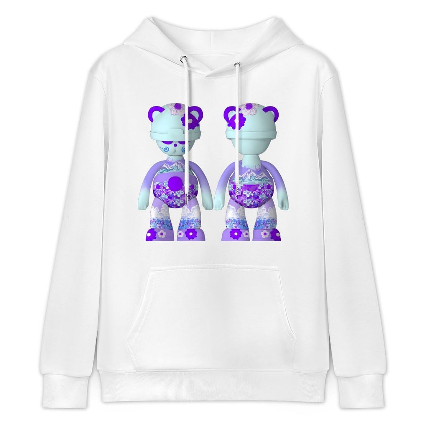 Hoodie Front PatternSeamless Refined