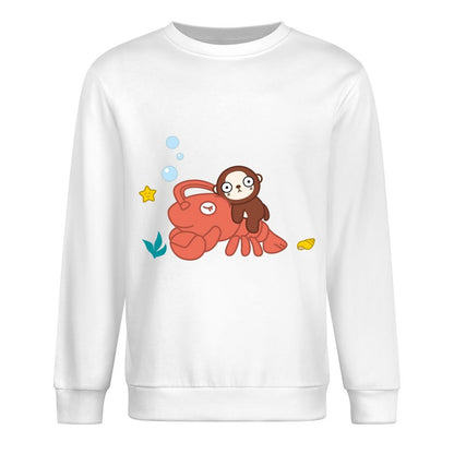 Front Patterned Long Sleeve TopEasy-Care Sharp