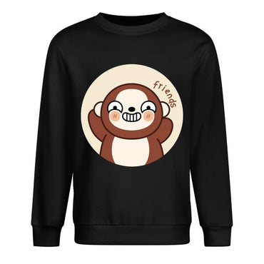 Front Patterned Long Sleeve TopVibrant Colors Slim Fit