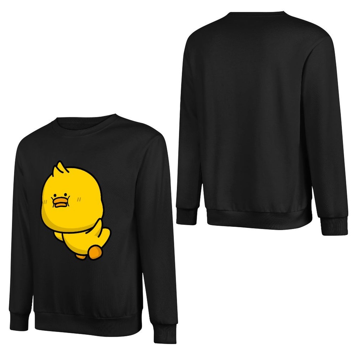 Front Patterned Long Sleeve TopCrisp Print PremiumSeries