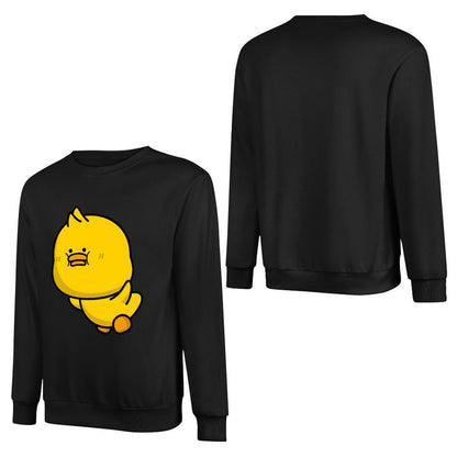 Front Patterned Long Sleeve TopCrisp Print PremiumSeries