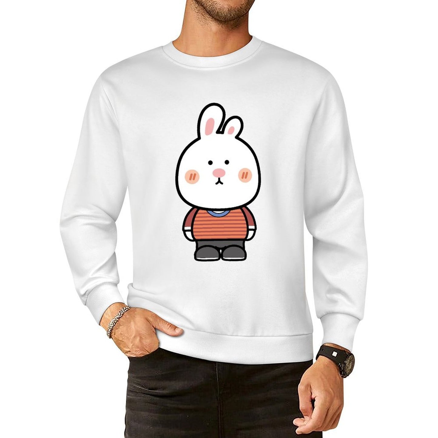 Front Patterned Long Sleeve TopPure TrueFit