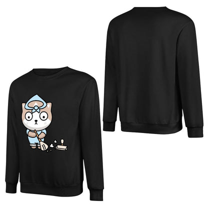 Front Patterned Long Sleeve TopEasy-Care PureStyle