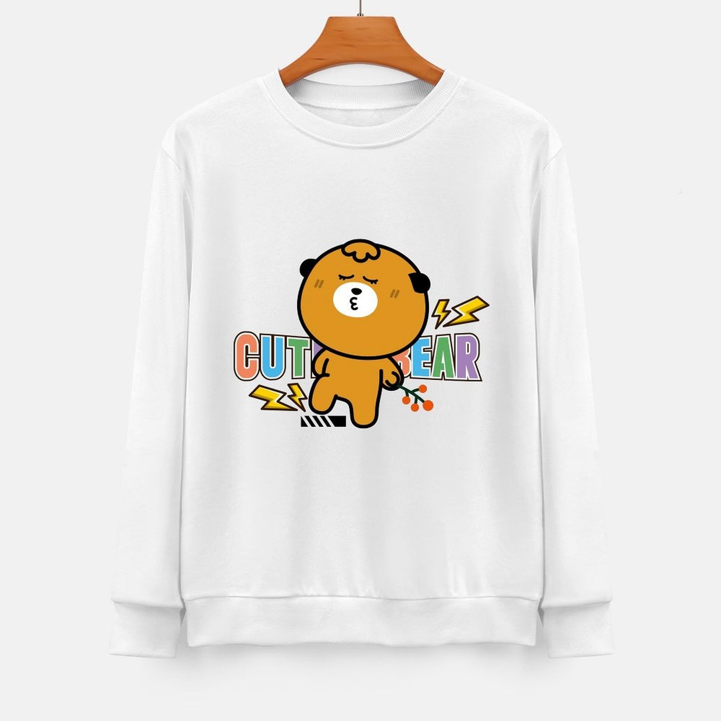 Front Patterned Long Sleeve TopStreetStyle Weekend