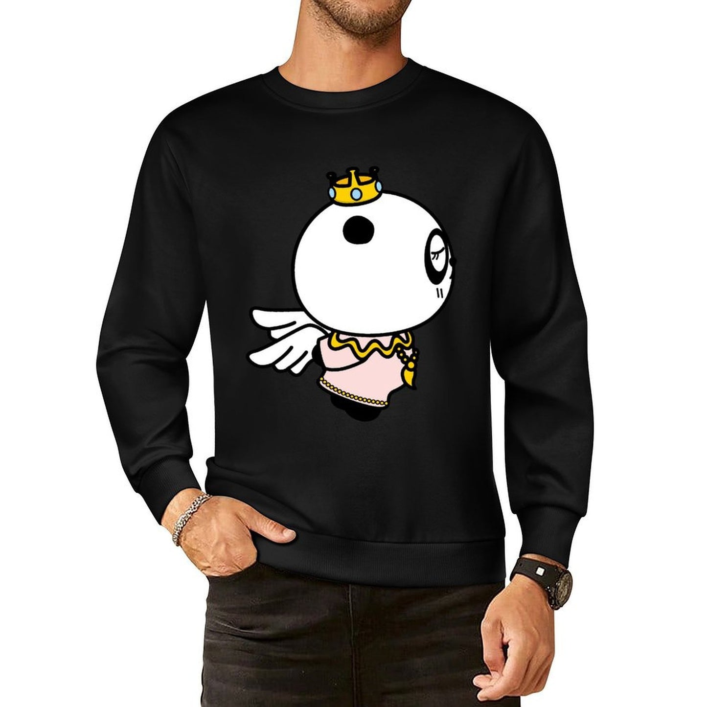 Front Patterned Long Sleeve TopStreetFit Neat