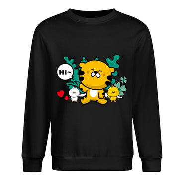 Front Patterned Long Sleeve TopTimeless Standard