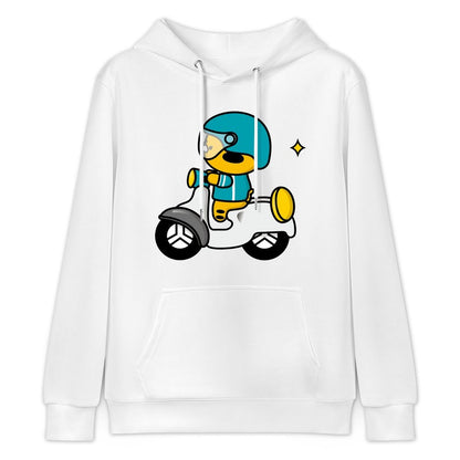 Midweight Relaxed Front Graphic Hoodies