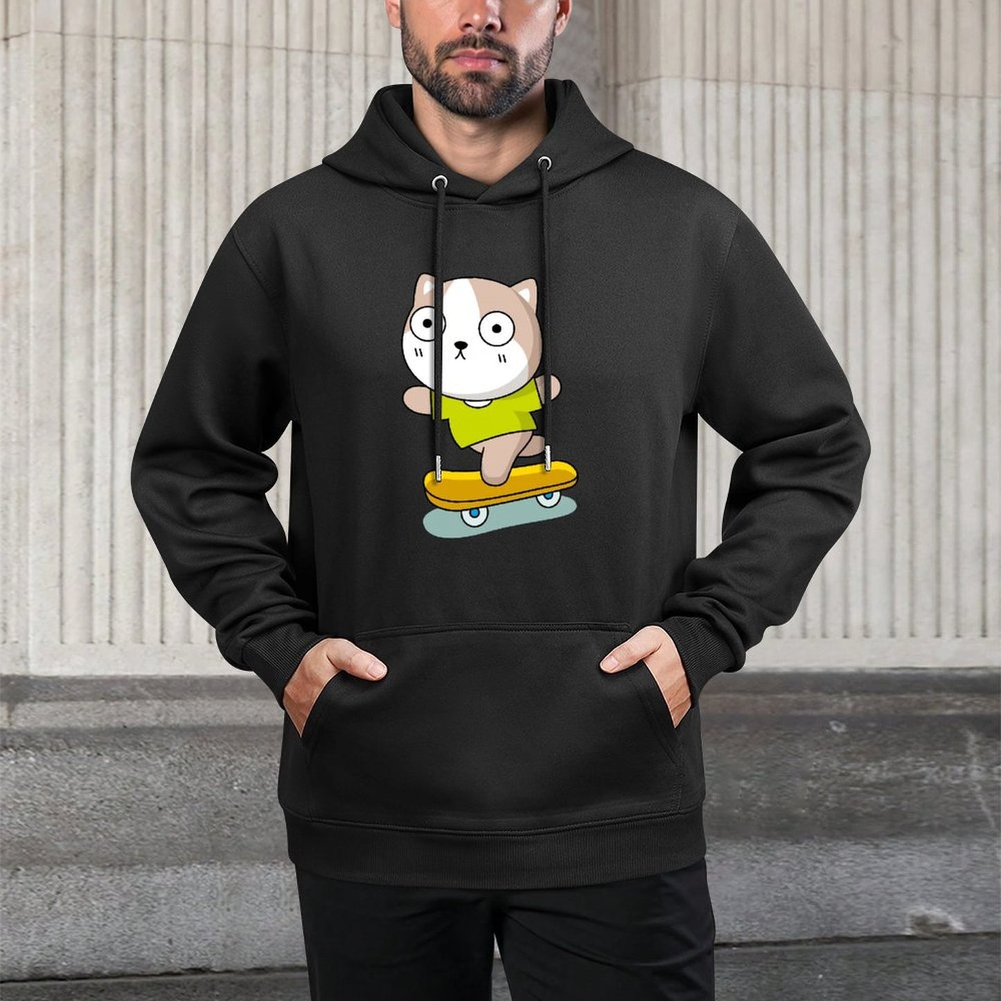 Wrinkle-Free CleanCut Front Graphic Hoodies