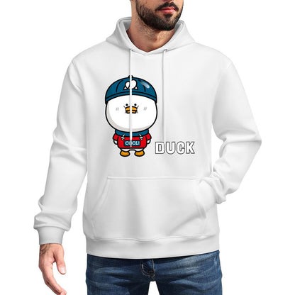 Sleek Basic Front Graphic Hoodies