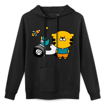 Vibrant Colors Recycled Front Graphic Hoodies