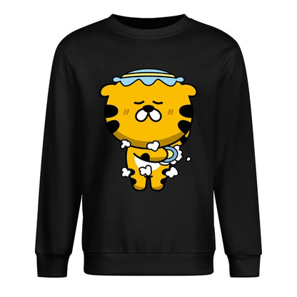 Front Patterned Long Sleeve TopStandard Essential