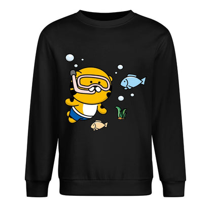 IPBR 250g Crew Neck Long Sleeve Sweatshirt Front GraphicCrew Neck Long Sleeve Sweatshirt4000003