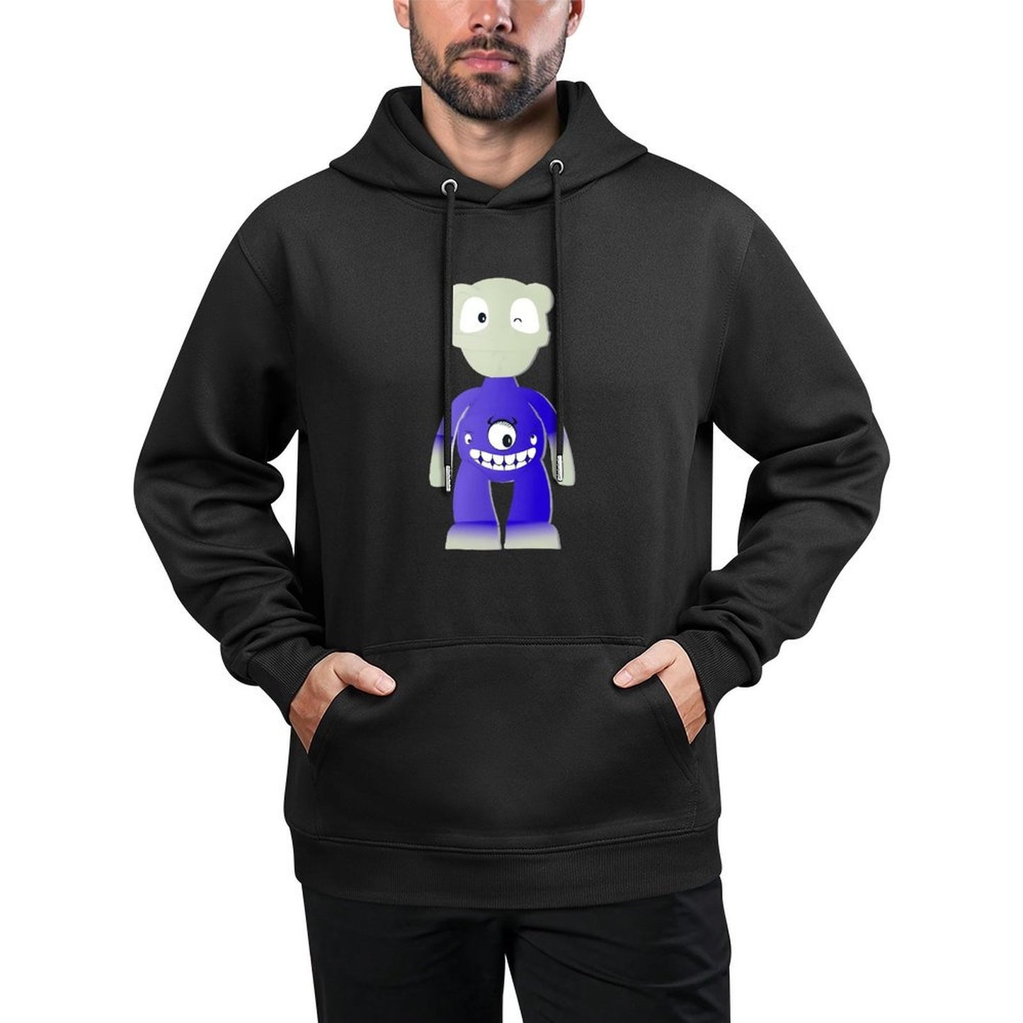 Hoodie Front PatternRetro RegularFit