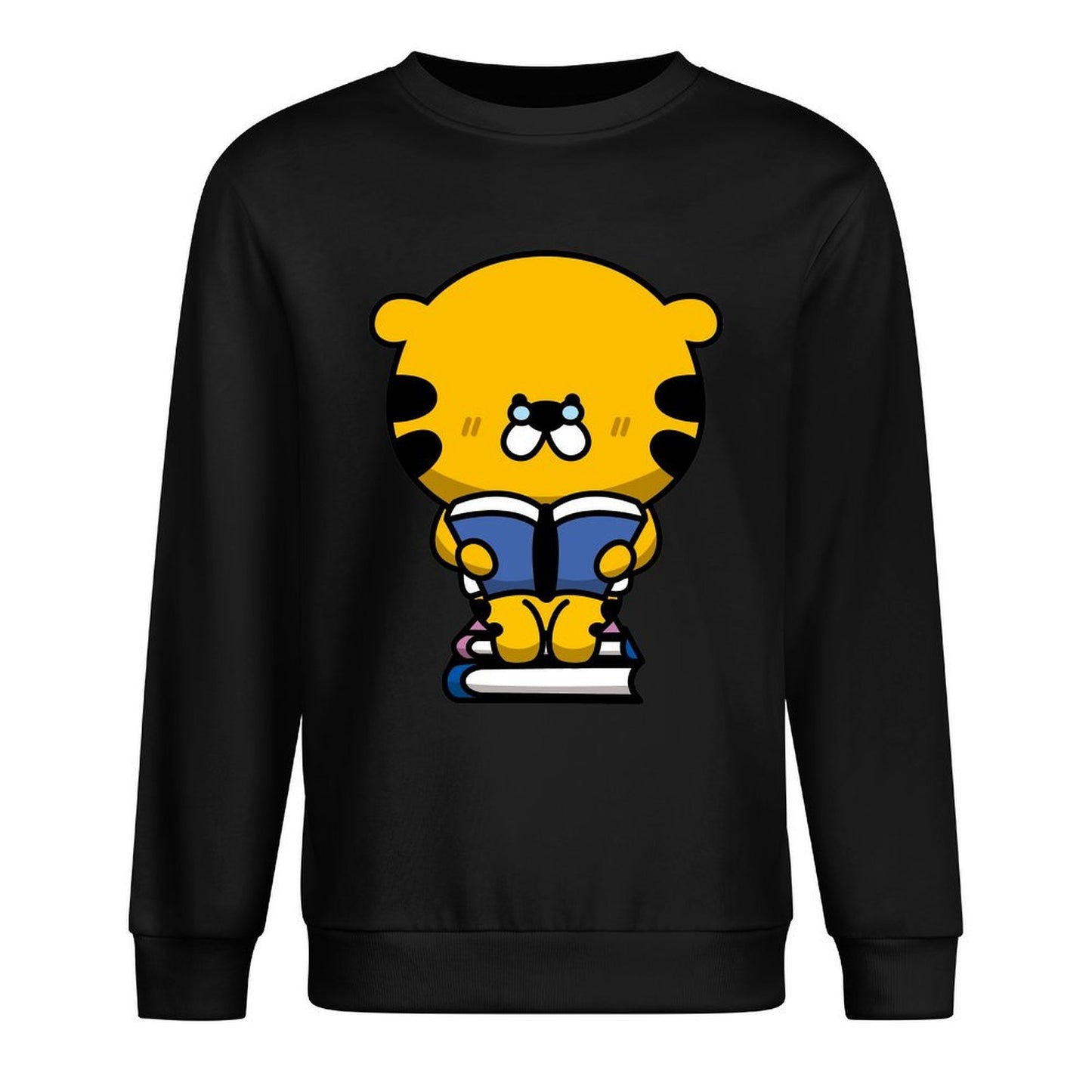 Front Patterned Long Sleeve TopColorfast Fitted