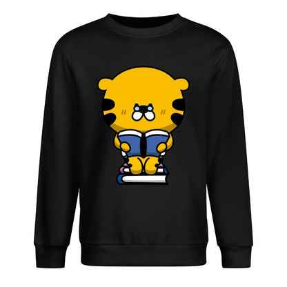 Front Patterned Long Sleeve TopColorfast Fitted