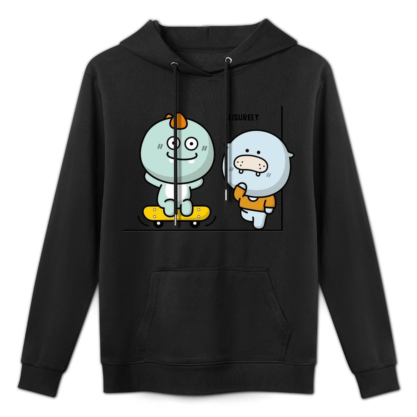 Comfort Simple Front Graphic Hoodies