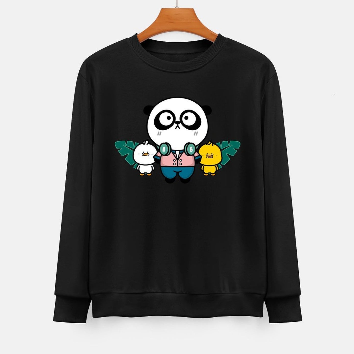 Front Patterned Long Sleeve TopTrueComfort Weekend