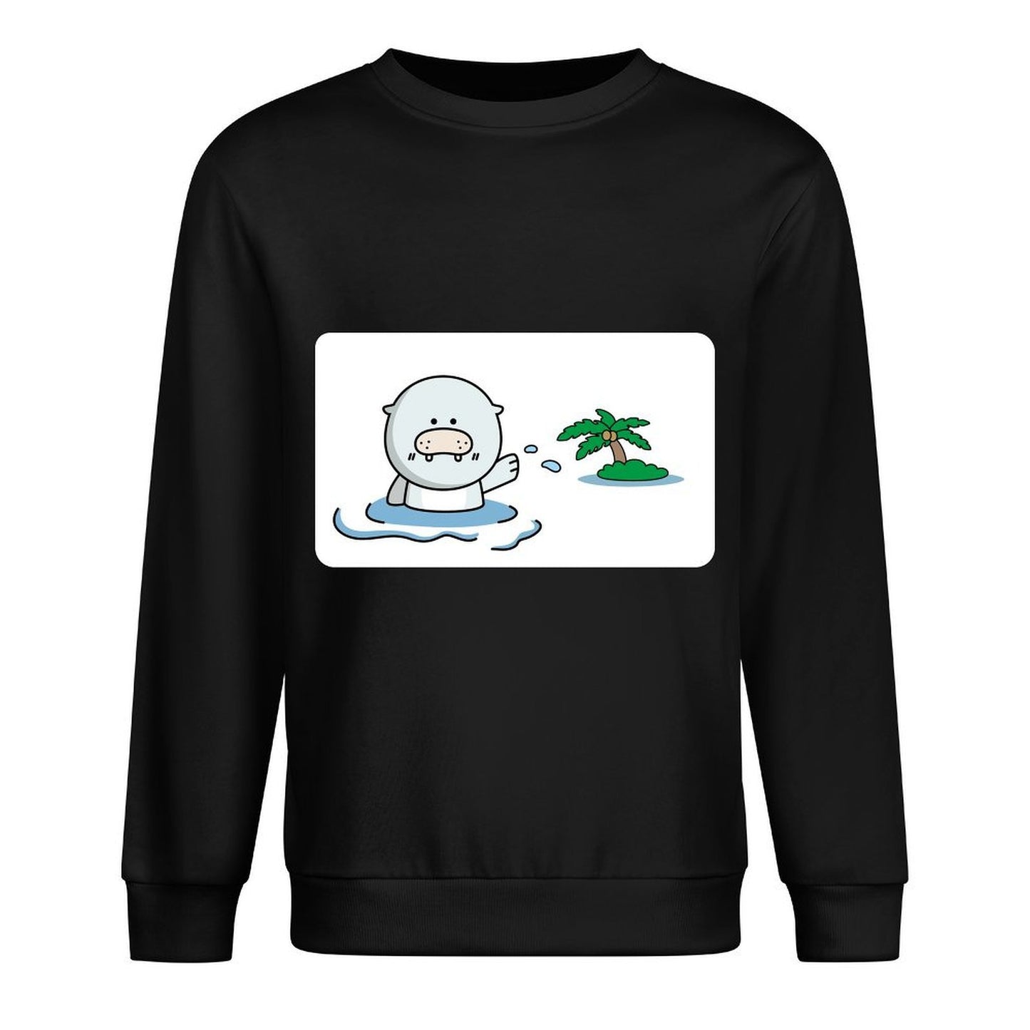 Front Patterned Long Sleeve TopFresh Strong