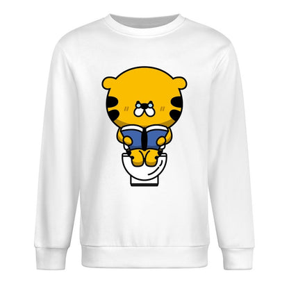 Front Patterned Long Sleeve TopCotton Fresh