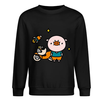 IPBR 250g Crew Neck Long Sleeve Sweatshirt Front GraphicCrew Neck Long Sleeve Sweatshirt4001148