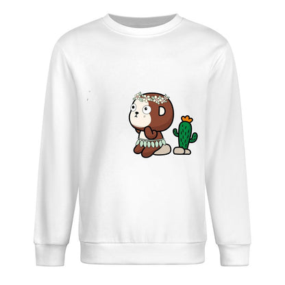 Front Patterned Long Sleeve TopEssential Promotional