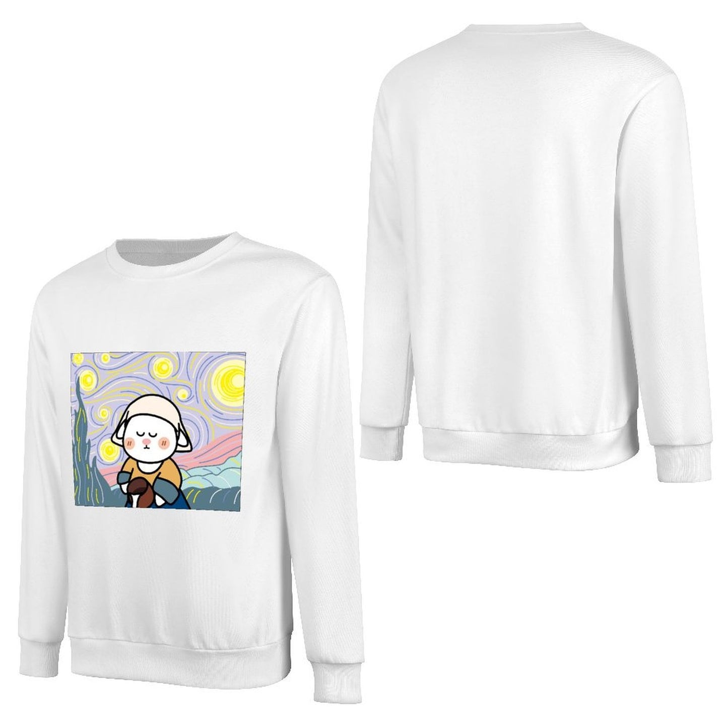 Front Patterned Long Sleeve TopEasyWear TrueStyle