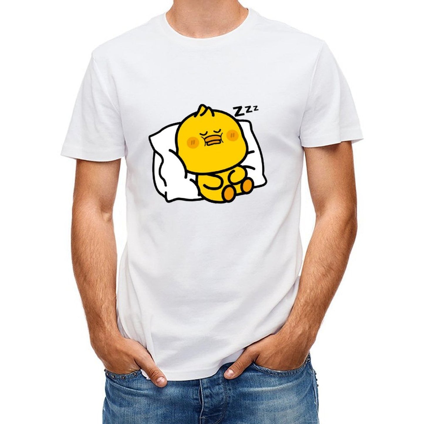 Crew Neck Crewneck Front Graphic T-shirt