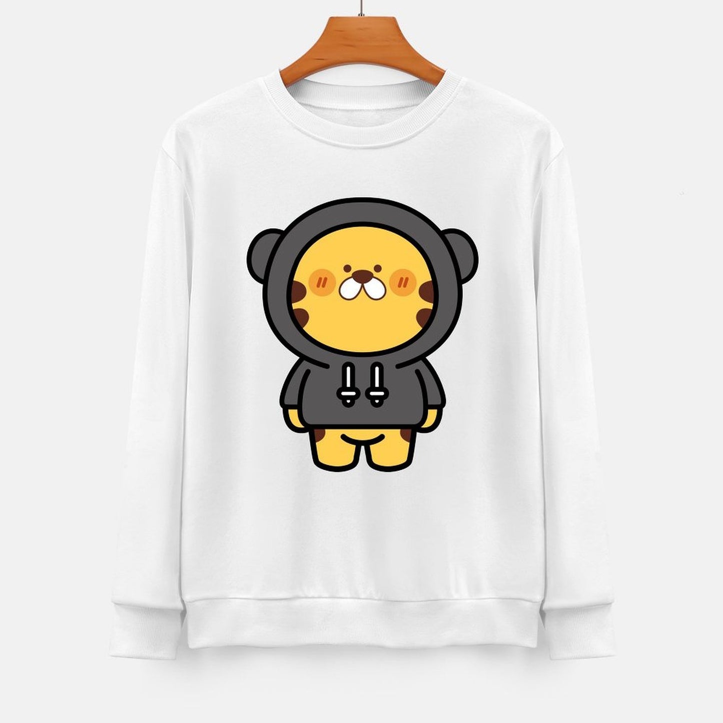 Front Patterned Long Sleeve TopEveryday Logo-Ready