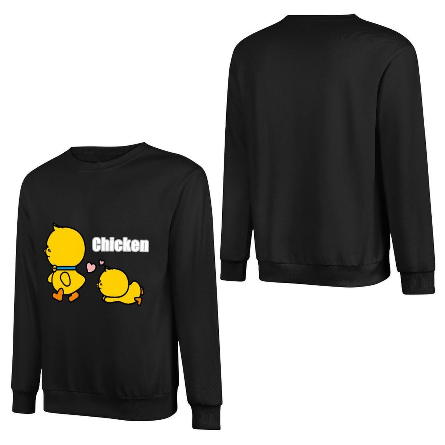 Front Patterned Long Sleeve TopColorfast Clean