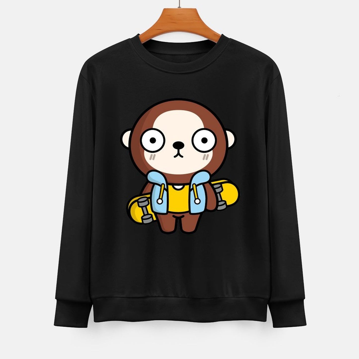  Front Patterned Long Sleeve TopFresh Natural