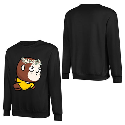 Front Patterned Long Sleeve TopClean 100% Cotton