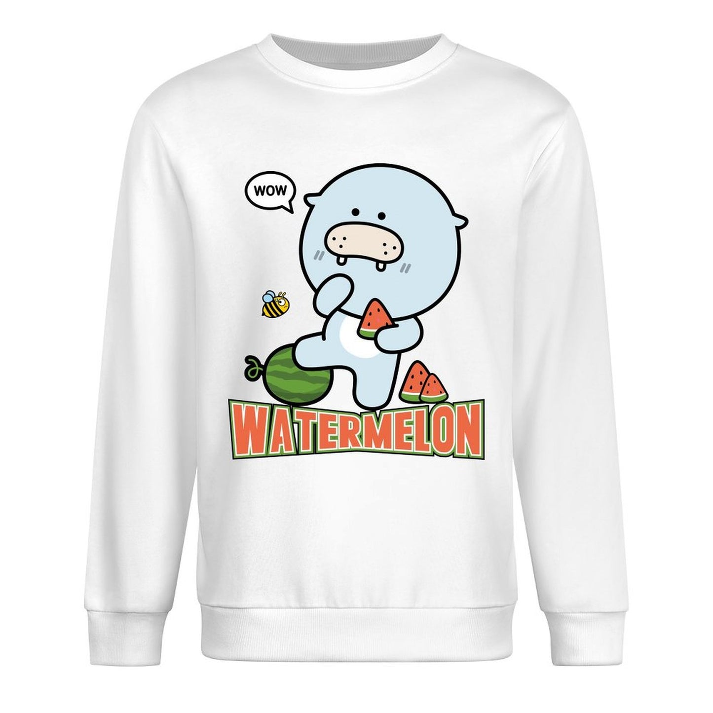 Front Patterned Long Sleeve TopFresh PureStyle