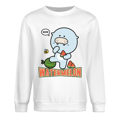 Front Patterned Long Sleeve TopFresh PureStyle