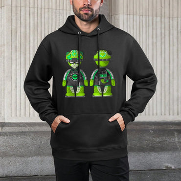 IPIB 250g Hooded Pocket Sweatshirt Front GraphicMen's Hooded  Sweatshirt6000095-6