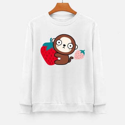 Front Patterned Long Sleeve TopCoreLine Retro